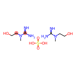 1-(2-hydroxyethyl)-1-methylguanidine sulfate (salt)