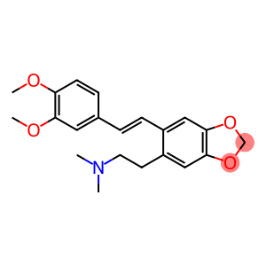 6-(3,4-Dimethoxy-trans-styryl)-N,N-dimethyl-1,3-benzodioxole-5-ethanamine
