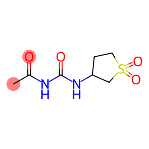 Acetamide, N-[[(tetrahydro-1,1-dioxido-3-thienyl)amino]carbonyl]- (9CI)