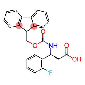 (S)-3-(9H-FLUOREN-9-YLMETHOXYCARBONYLAMINO)-3-(2-FLUORO-PHENYL)-PROPIONIC ACID