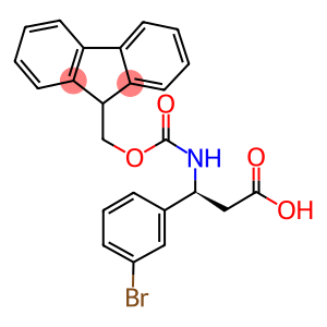 Benzenepropanoic  acid,  3-bromo-β-[[(9H-fluoren-9-ylmethoxy)carbonyl]amino]-,  (βS)-