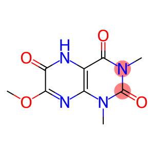 2,4,6(3H)-Pteridinetrione,  1,5-dihydro-7-methoxy-1,3-dimethyl-