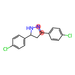 1H-Pyrazole, 3,5-bis(4-chlorophenyl)-4,5-dihydro-