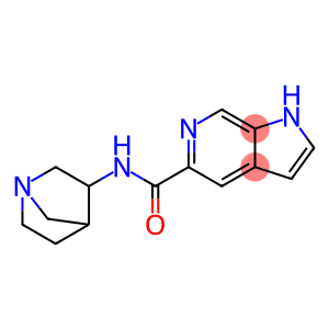 1H-Pyrrolo[2,3-c]pyridine-5-carboxamide,N-1-azabicyclo[2.2.1]hept-3-yl-(9CI)