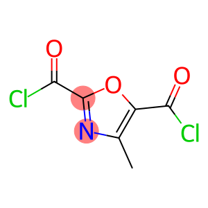 2,5-Oxazoledicarbonyl dichloride, 4-methyl- (9CI)