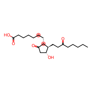 9,15-dioxo-11α-hydroxy-prostan-1-oic acid