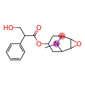 Benzeneacetic acid, .alpha.-(hydroxymethyl)-, (1.alpha.,2.beta.,4.beta.,5.alpha.,7.beta.)-9-methyl-3-oxa-9-azatricyclo3.3.1.02,4non-7-yl ester, (.alpha.S)-