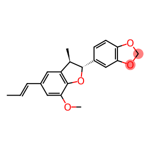 5-[(2S)-2,3-Dihydro-7-methoxy-3β-methyl-5-[(E)-1-propenyl]benzofuran-2-yl]-1,3-benzodioxole