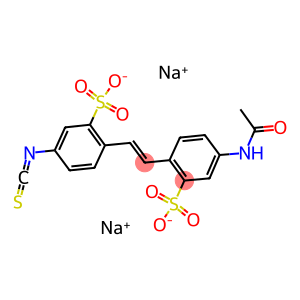 4-Acetamido-4μ-isothiocyanato-2,2μ-stilbenedisulfonic  acid  hydrate  disodium  salt