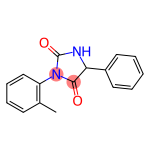 2,4-Imidazolidinedione, 3-(2-methylphenyl)-5-phenyl-