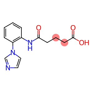 Pentanoic acid, 5-[[2-(1H-imidazol-1-yl)phenyl]amino]-5-oxo-