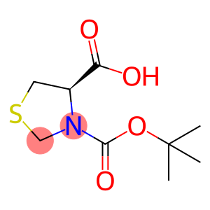 (4S)-3-(tert-butoxycarbonyl)-1,3-thiazolidine-4-carboxylic acid