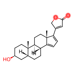 3β-Hydroxy-5β-carda-14,16,20(22)-trienolide