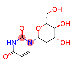1-(2'-deoxy-beta-D-glucopyranosyl)thymine