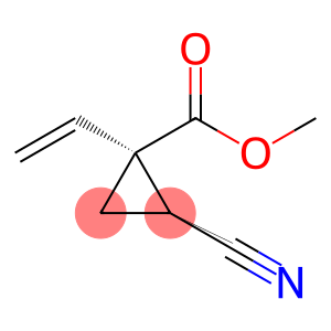 Cyclopropanecarboxylic acid, 2-cyano-1-ethenyl-, methyl ester, cis- (9CI)