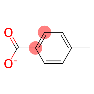 4-Methylbenzoic acid anion
