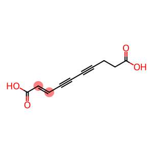 2-Decene-4,6-diynedioic acid, (E)- (9CI)
