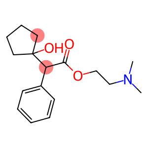 β-Dimethylaminoethyl (1-hydroxycyclopentyl)phenylacetate