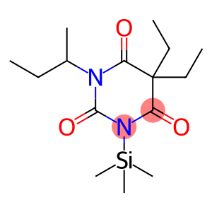 5,5-Diethyl-1-(1-methylpropyl)-3-(trimethylsilyl)-2,4,6(1H,3H,5H)-pyrimidinetrione