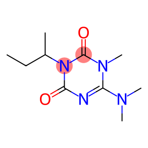 1,3,5-Triazine-2,4(1H,3H)-dione, 6-(dimethylamino)-1-methyl-3-(1-methylpropyl)-