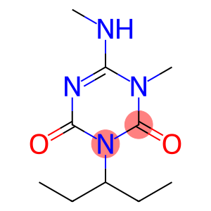 1,3,5-Triazine-2,4(1H,3H)-dione, 3-(1-ethylpropyl)-1-methyl-6-(methylamino)-