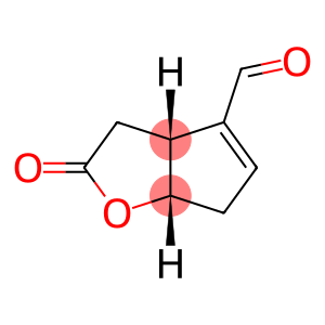 2H-Cyclopenta[b]furan-4-carboxaldehyde, 3,3a,6,6a-tetrahydro-2-oxo-, (3aR,6aS)-