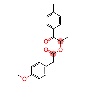 1-methyl-2-(4-methylphenyl)-2-oxoethyl (4-methoxyphenyl)acetate