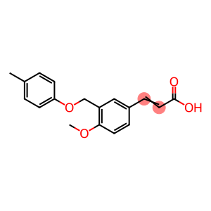 (2E)-3-{4-Methoxy-3-[(4-methylphenoxy)methyl]phenyl}acrylic acid