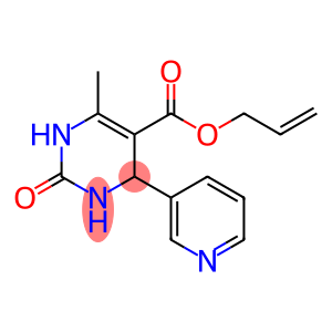 5-Pyrimidinecarboxylicacid,1,2,3,4-tetrahydro-6-methyl-2-oxo-4-(3-pyridinyl)-,2-propenylester(9CI)