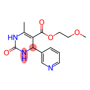 5-Pyrimidinecarboxylicacid,1,2,3,4-tetrahydro-6-methyl-2-oxo-4-(3-pyridinyl)-,2-methoxyethylester(9CI)