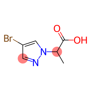 2-(4-溴-1h-吡唑-1-基)丙酸