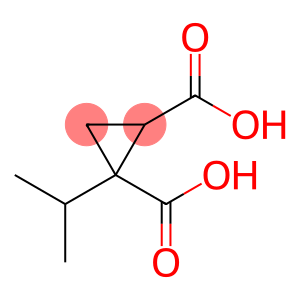 1,2-Cyclopropanedicarboxylic acid, 1-(1-methylethyl)-