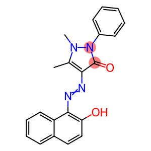 3H-Pyrazol-3-one, 1,2-dihydro-4-[2-(2-hydroxy-1-naphthalenyl)diazenyl]-1,5-dimethyl-2-phenyl-
