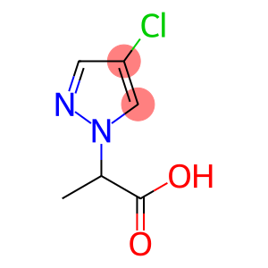 1H-Pyrazole-1-acetic acid, 4-chloro-α-methyl-