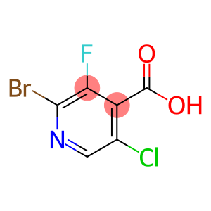 4-Pyridinecarboxylic acid, 2-bromo-5-chloro-3-fluoro-