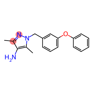 3,5-dimethyl-1-(3-phenoxybenzyl)-1H-pyrazol-4-amine
