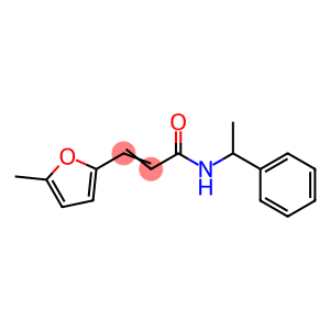 (2E)-3-(5-methylfuran-2-yl)-N-(1-phenylethyl)prop-2-enamide