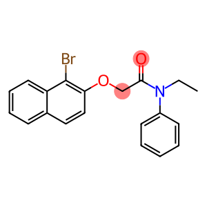 2-[(1-bromo-2-naphthyl)oxy]-N-ethyl-N-phenylacetamide