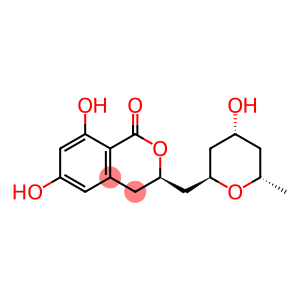(3R)-3,4-Dihydro-6,8-dihydroxy-3-[[(2R,6S)-tetrahydro-4-hydroxy-6-methyl-2H-pyran-2-yl]methyl]-1H-2-benzopyran-1-one