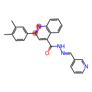 2-(3,4-dimethylphenyl)-N'-(3-pyridinylmethylene)-4-quinolinecarbohydrazide