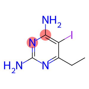 2,4-Diamino-6-ethyl-5-iodopyrimidine, 2,4-Diamino-6-ethyl-5-iodo-1,3-diazine
