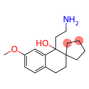 (±)-1''-(2-Aminoethyl)-3'',4''-dihydro-7''-methoxy-spiro[cyclopentane-1,2''(1''H)-naphthalen]-1''-ol