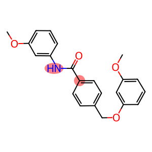 4-[(3-methoxyphenoxy)methyl]-N-(3-methoxyphenyl)benzamide