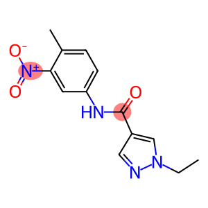 1-ethyl-N-{3-nitro-4-methylphenyl}-1H-pyrazole-4-carboxamide