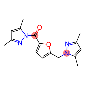 1-{5-[(3,5-dimethyl-1H-pyrazol-1-yl)methyl]-2-furoyl}-3,5-dimethyl-1H-pyrazole