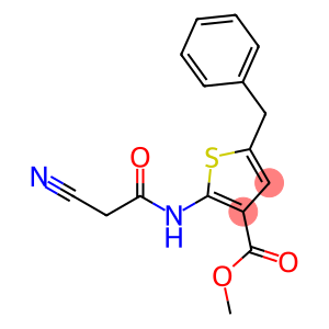 2-(2-氰基乙酰基氨基)-5-(苯基甲基)噻吩-3-甲酸甲酯