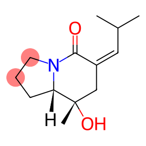 5(1H)-Indolizinone, hexahydro-8-hydroxy-8-methyl-6-(2-methylpropylidene)-, (6Z,8S,8aS)- (9CI)