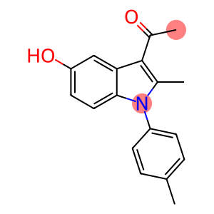Ethanone, 1-[5-hydroxy-2-methyl-1-(4-methylphenyl)-1H-indol-3-yl]-