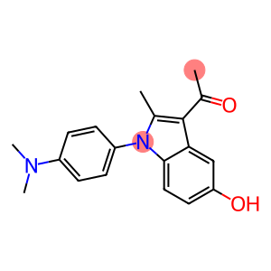 1-{1-[4-(dimethylamino)phenyl]-5-hydroxy-2-methyl-1H-indol-3-yl}ethanone
