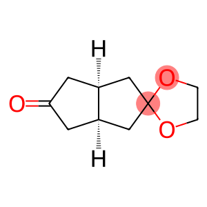 Spiro[1,3-dioxolane-2,2'(1'H)-pentalen]-5'(3'H)-one, tetrahydro-, (3'aR,6'aS)-rel-